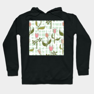 Floral Pattern Hoodie